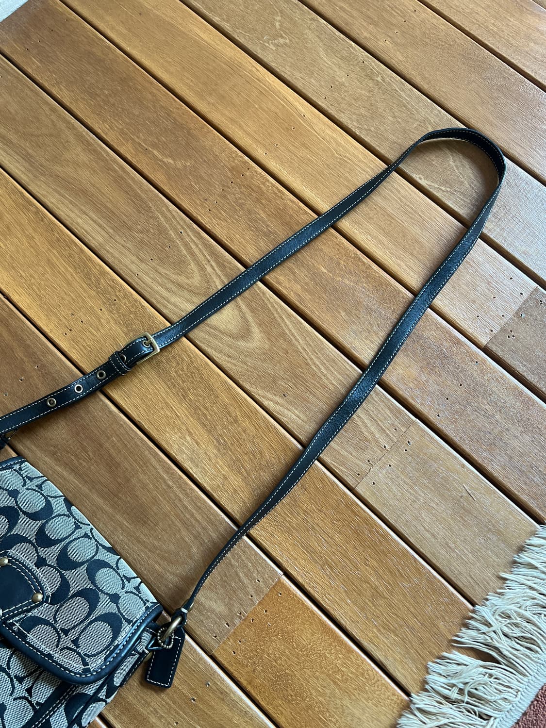 빈티지 코치 시그니처 턴락 크로스백 상품이미지10