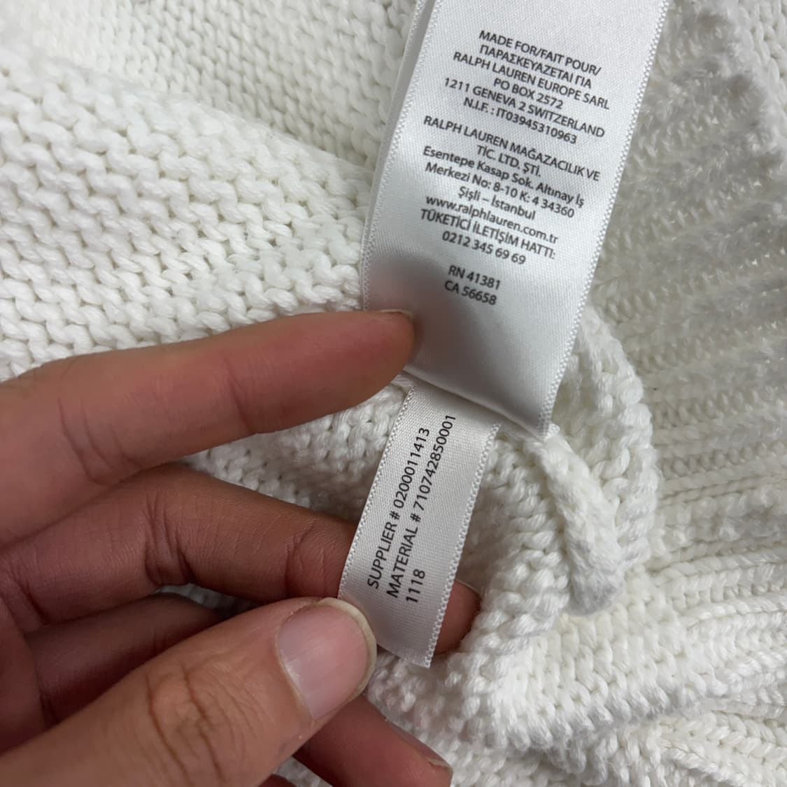 폴로 코튼 니트  상품이미지10