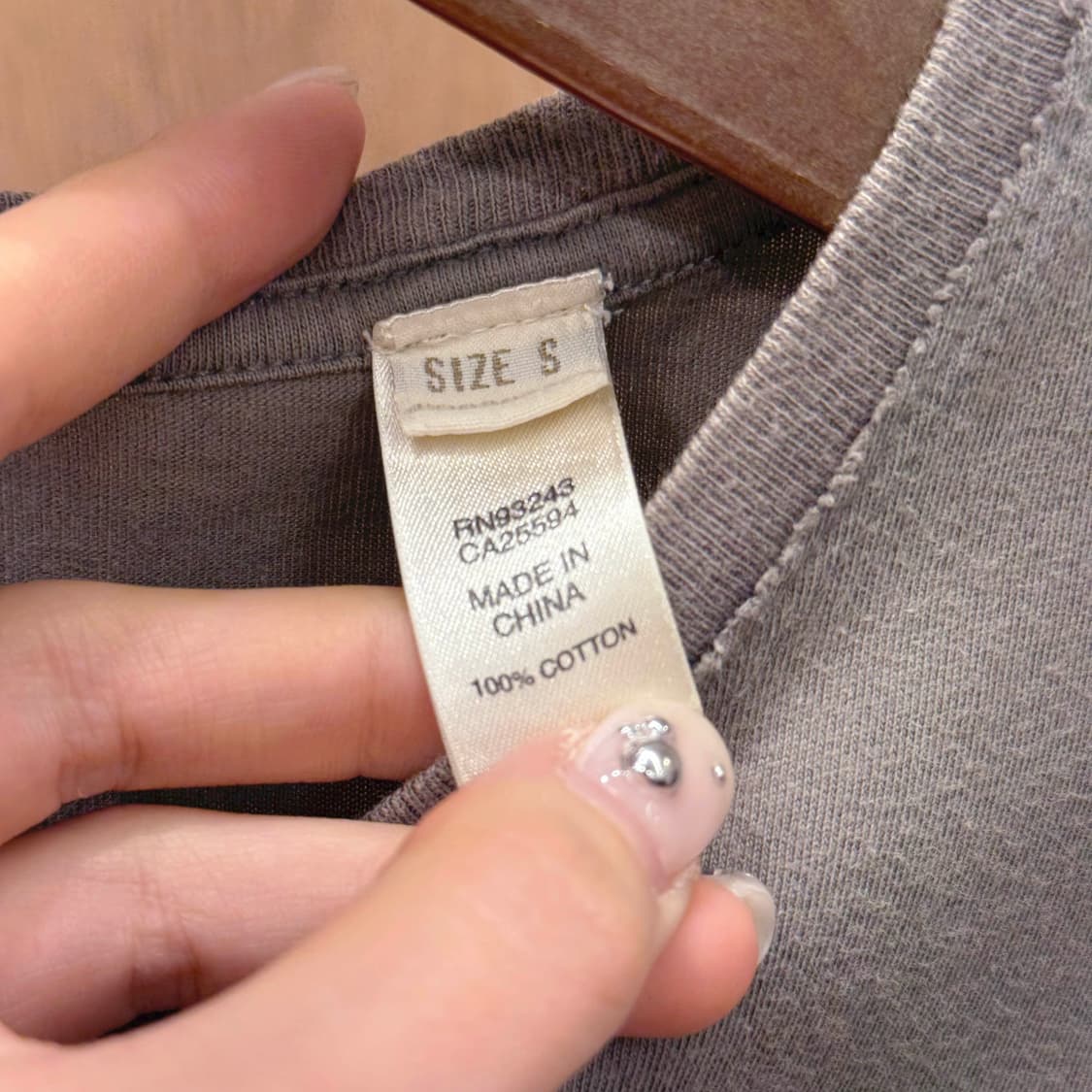 디젤 워싱 그래픽 반팔 티셔츠 레터링 프린팅 디테일 그레이 상품이미지8