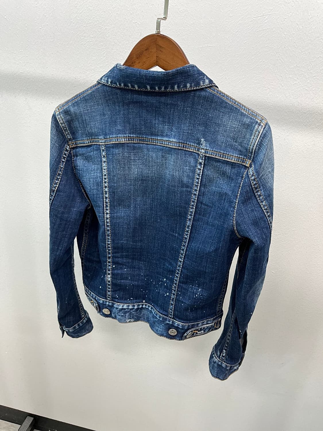 여) 디스퀘어드 데미지드 청자켓  상품이미지5