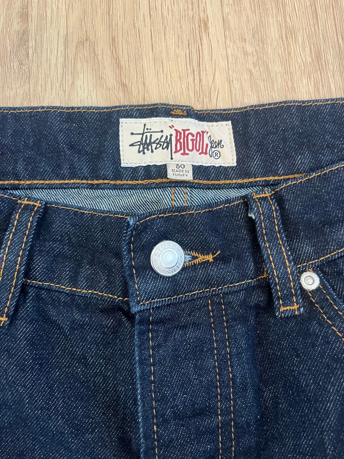 스투시 빅올진 RINSED INDIG 30size 상품이미지4