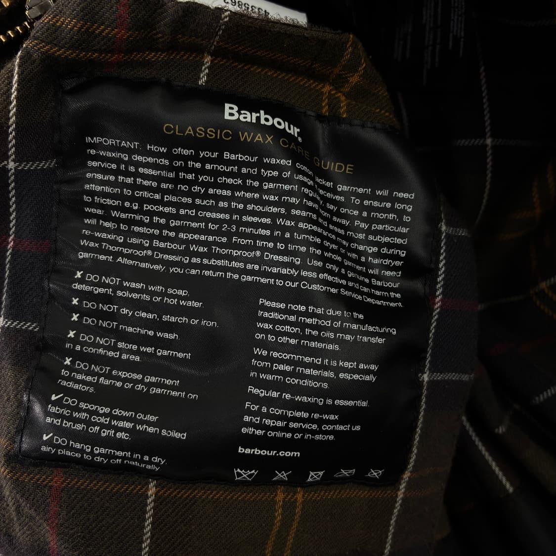 Barbour  바버 클래식 비데일 브라운 왁스 자켓  상품이미지7