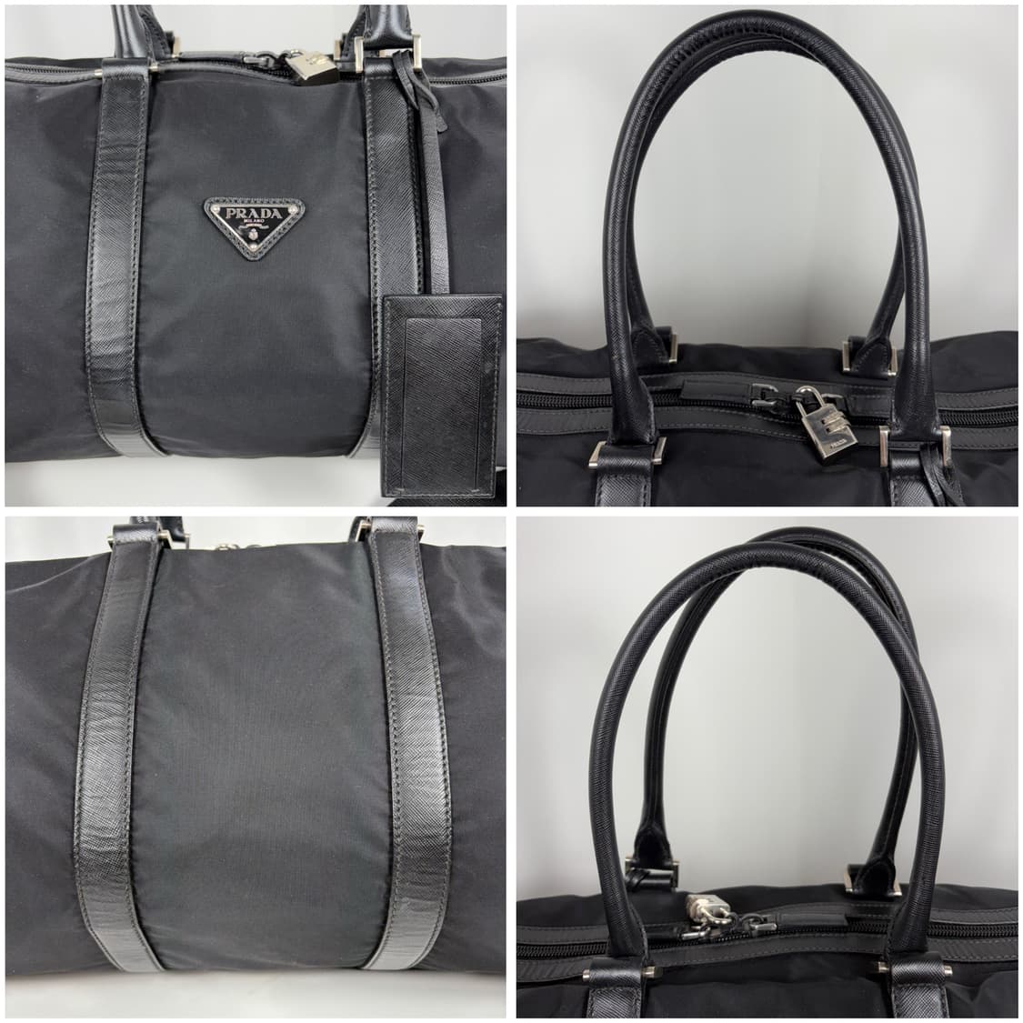 프라다 V19S 나일론 보스턴백 상품이미지6