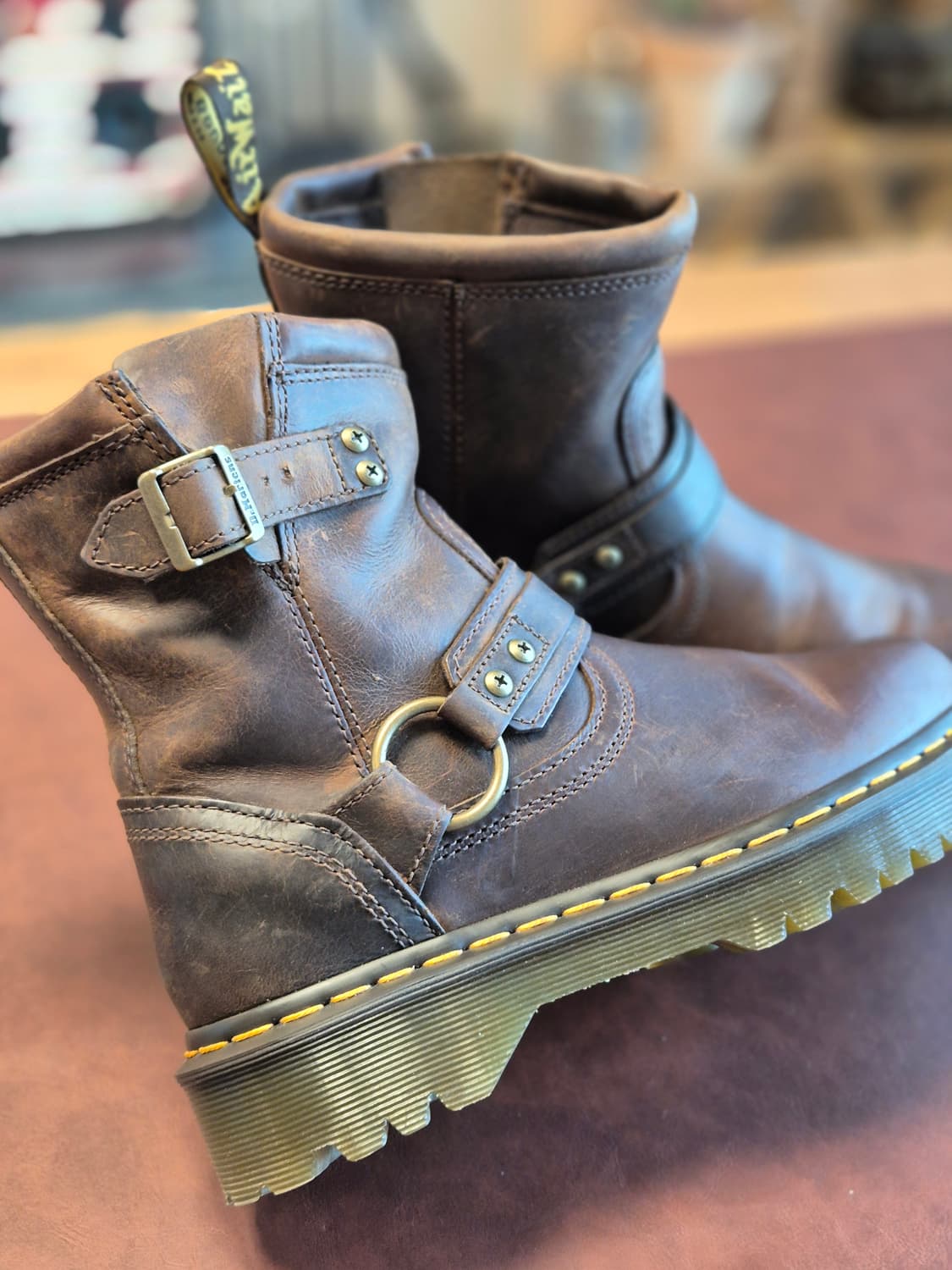 실착용1회 250(US7M)닥터마틴 버클스트랩부츠 상품이미지7