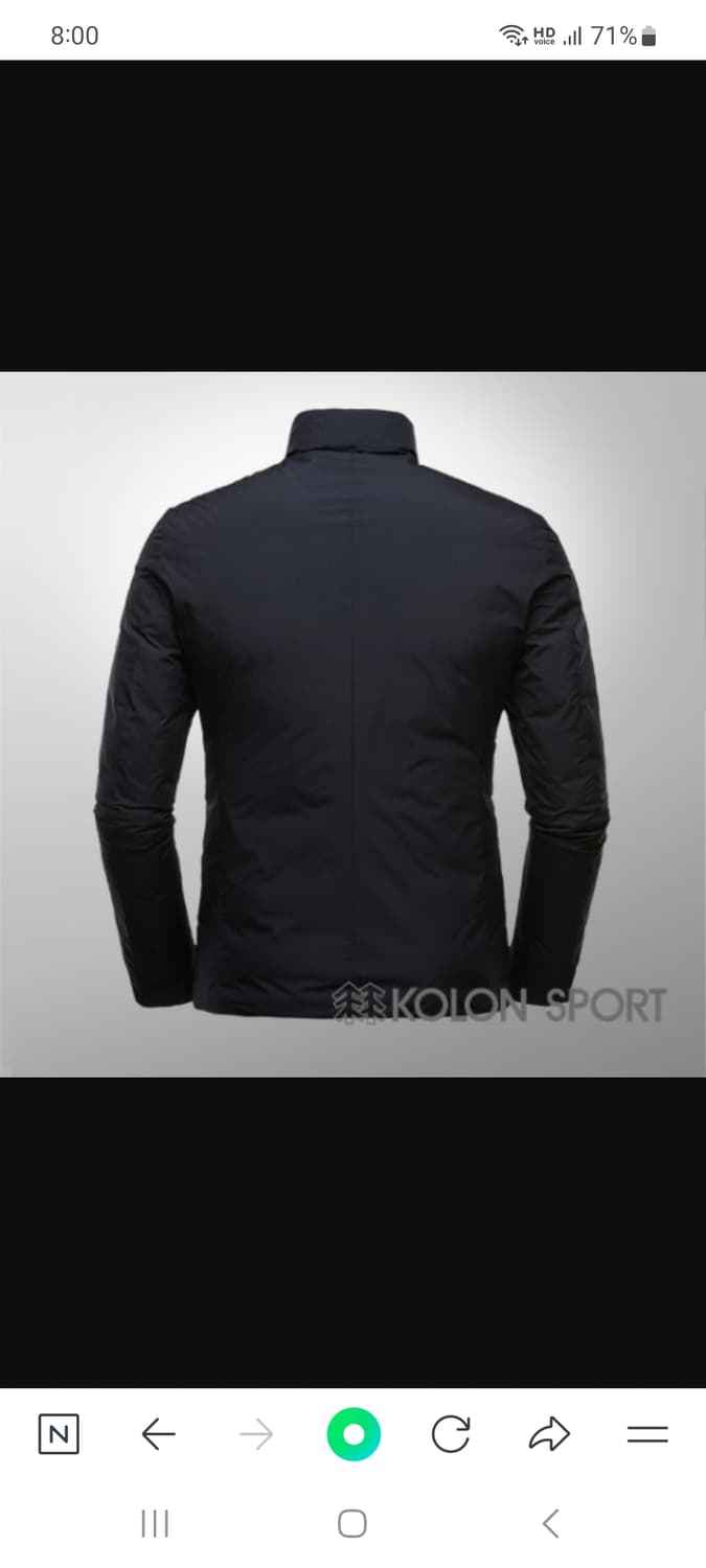 코오롱 경량 구스 다운 자켓 90 상품이미지5