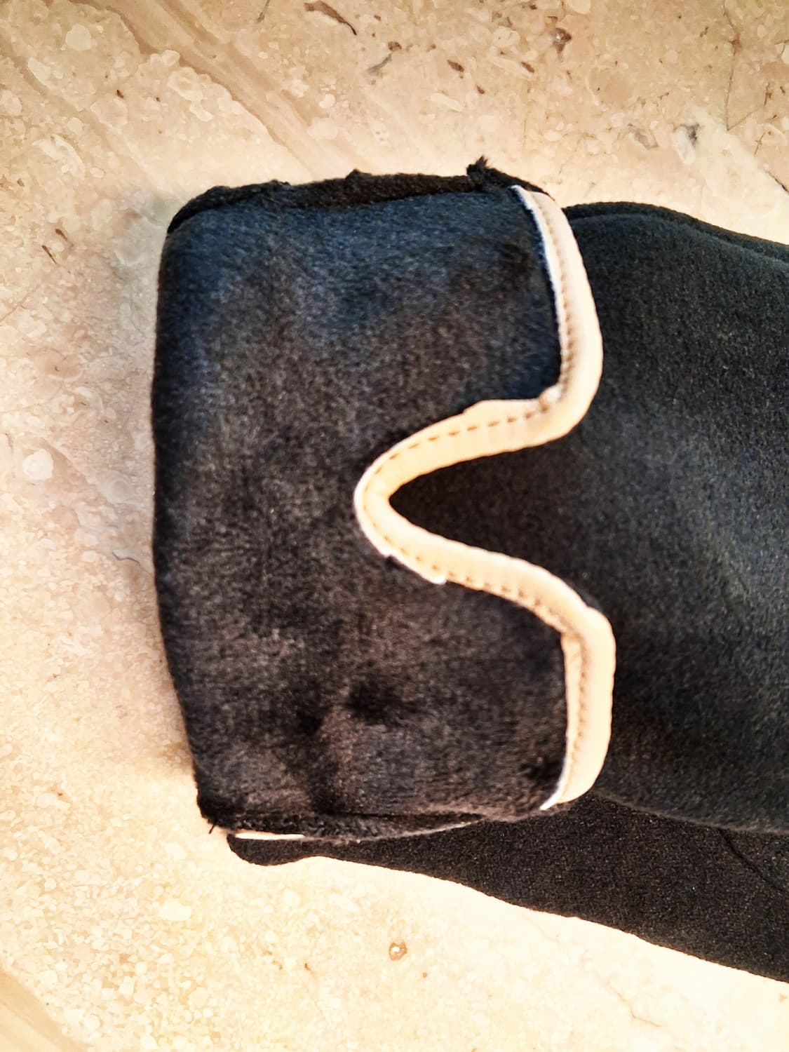 버클장식 스웨이드 장갑 블랙 (새상품) 상품이미지8