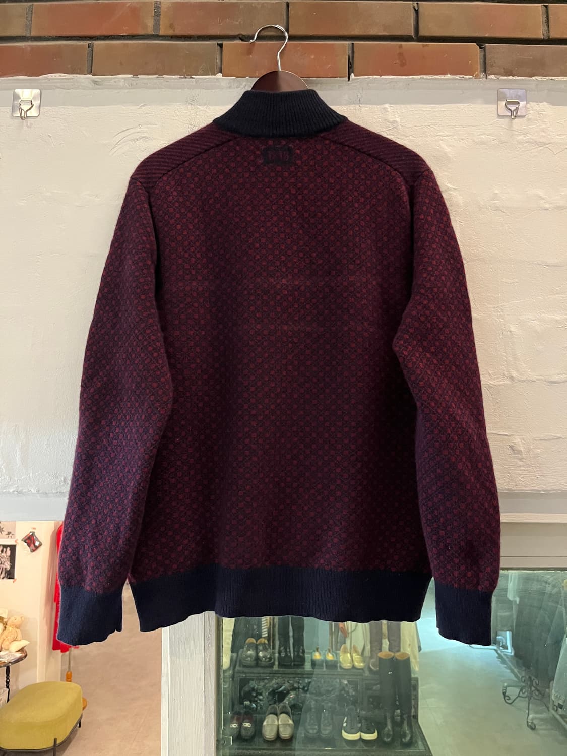 Brooks Brothers 메리노 울 하프집업 니트 XL 상품이미지6