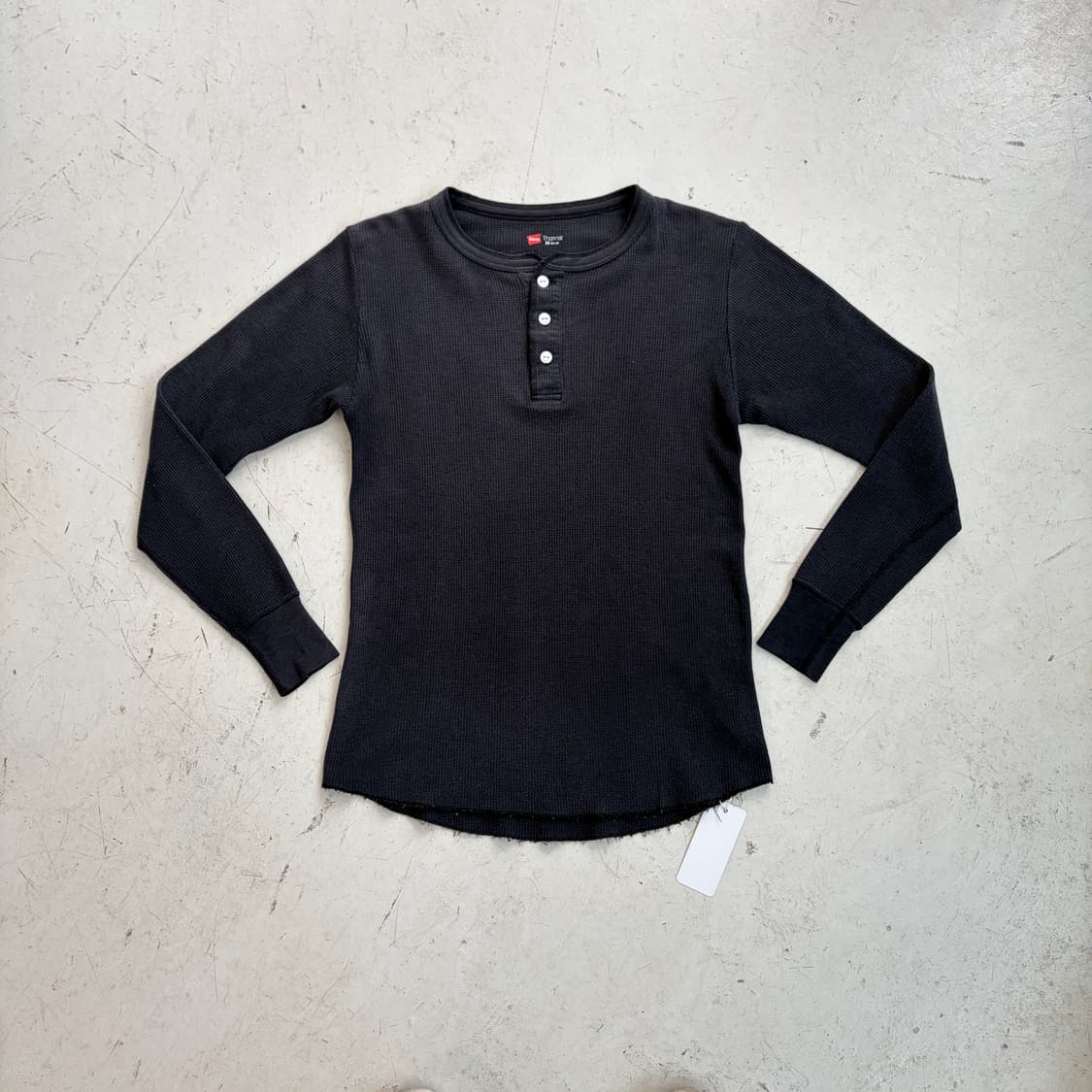 헤인즈 와플 헨리넥 티셔츠 M 상품이미지1