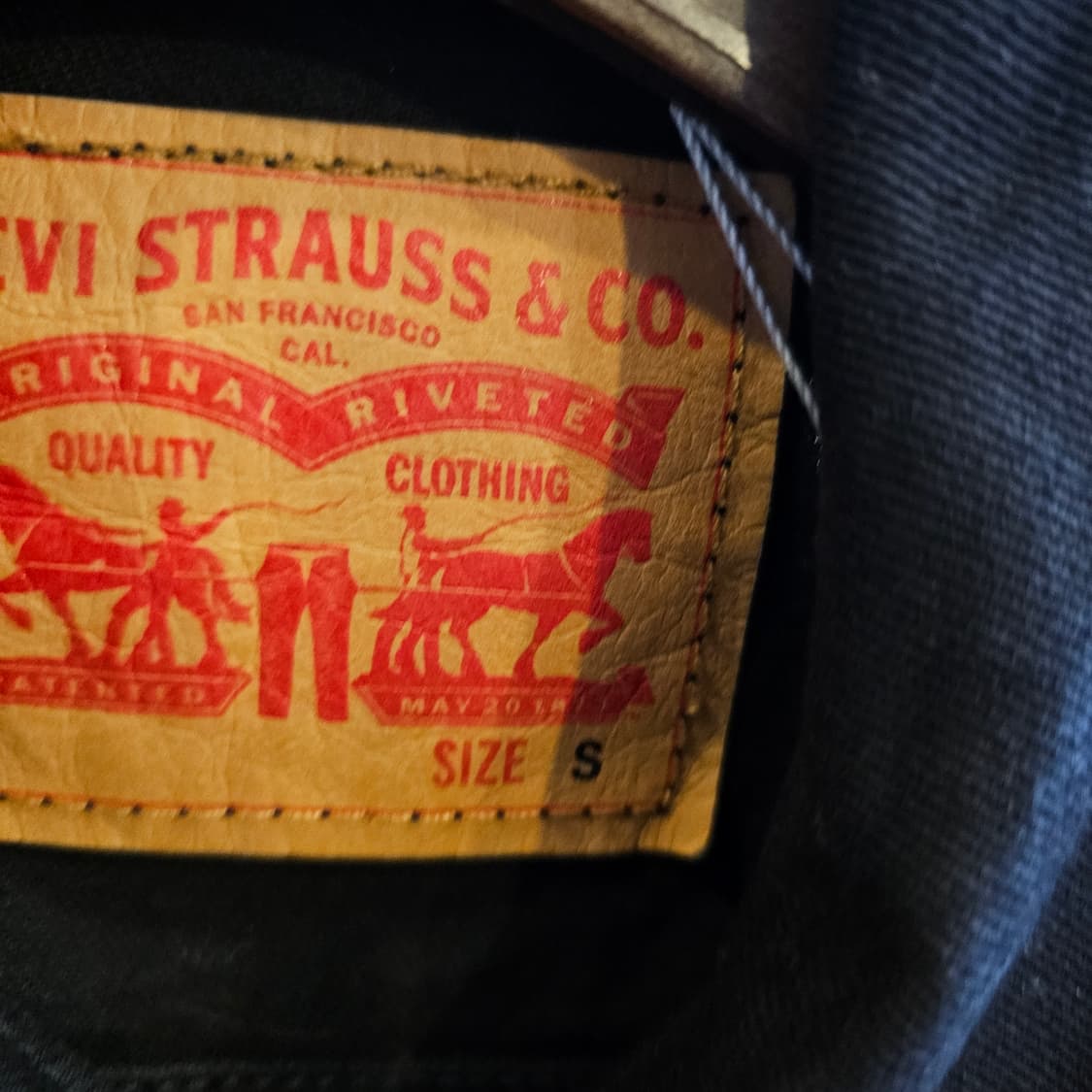 S 리바이스 블랙데님 자켓 3세대 상품이미지2