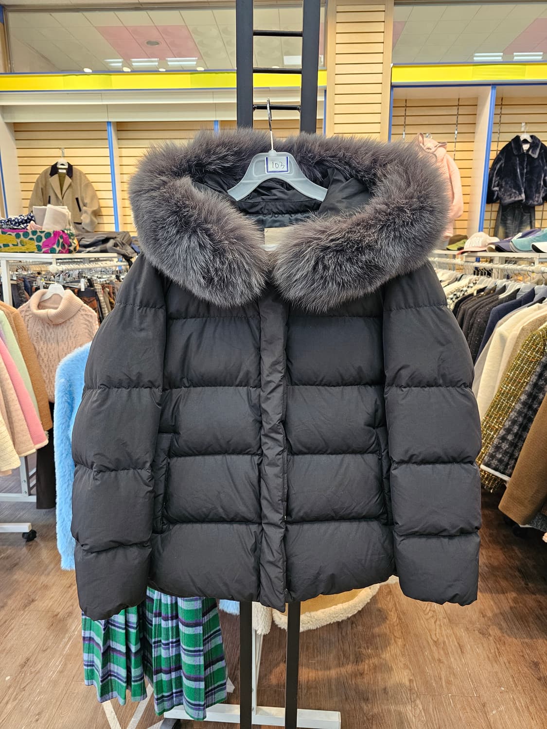 no.103 CC콜렉트 폭스퍼 구스다운 숏패딩(55) 상품이미지1