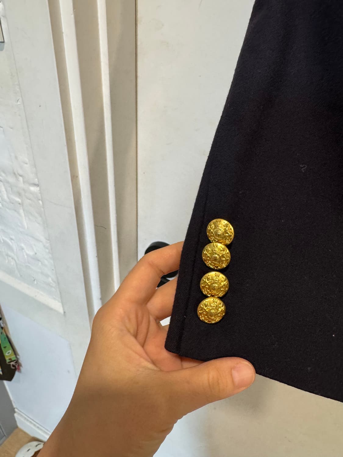 폴로랄프로렌 금장 단추 자수 블레이저 상품이미지4