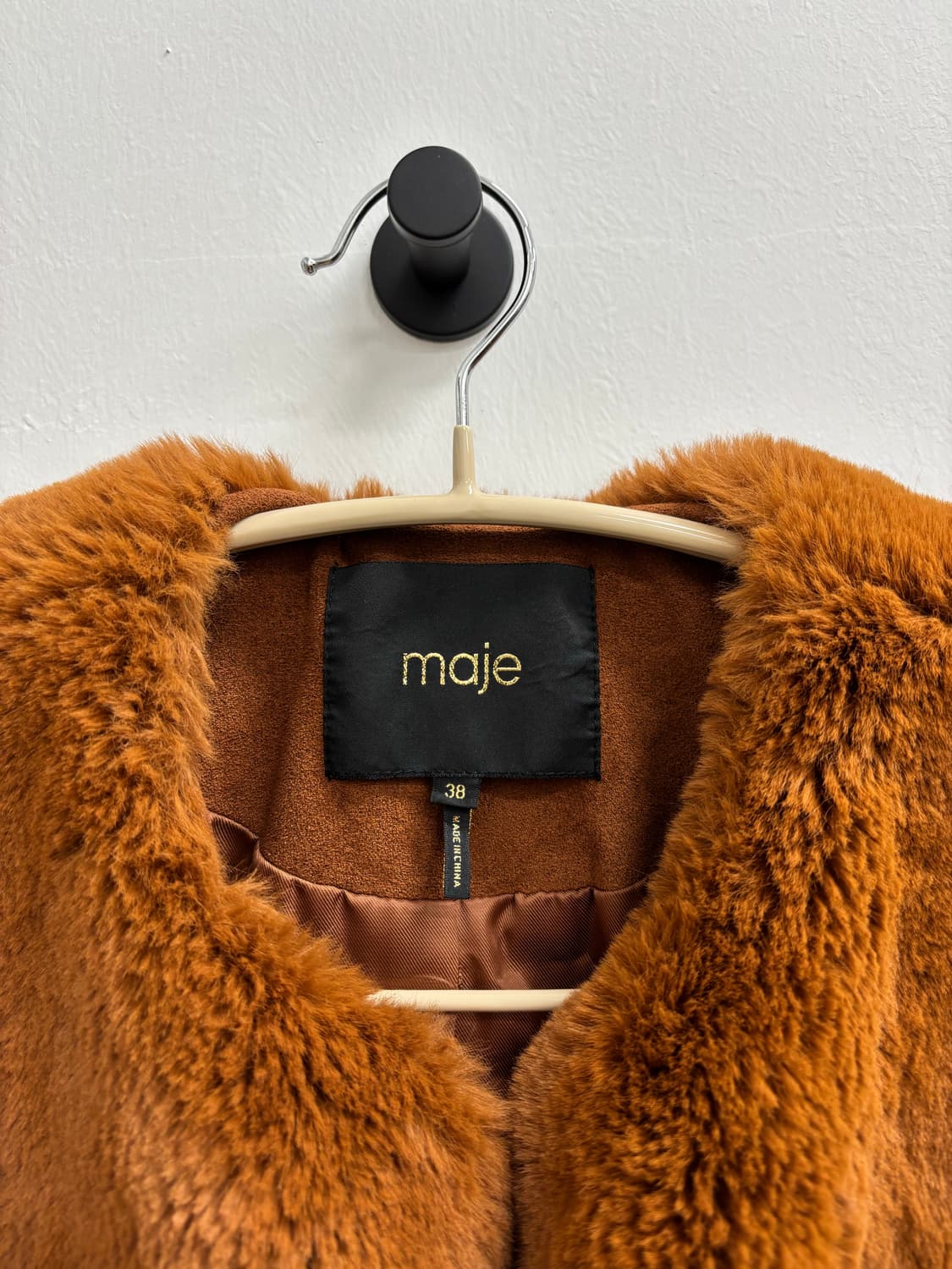 MAJE 마쥬 에코 퍼 노카라 코트 상품이미지3