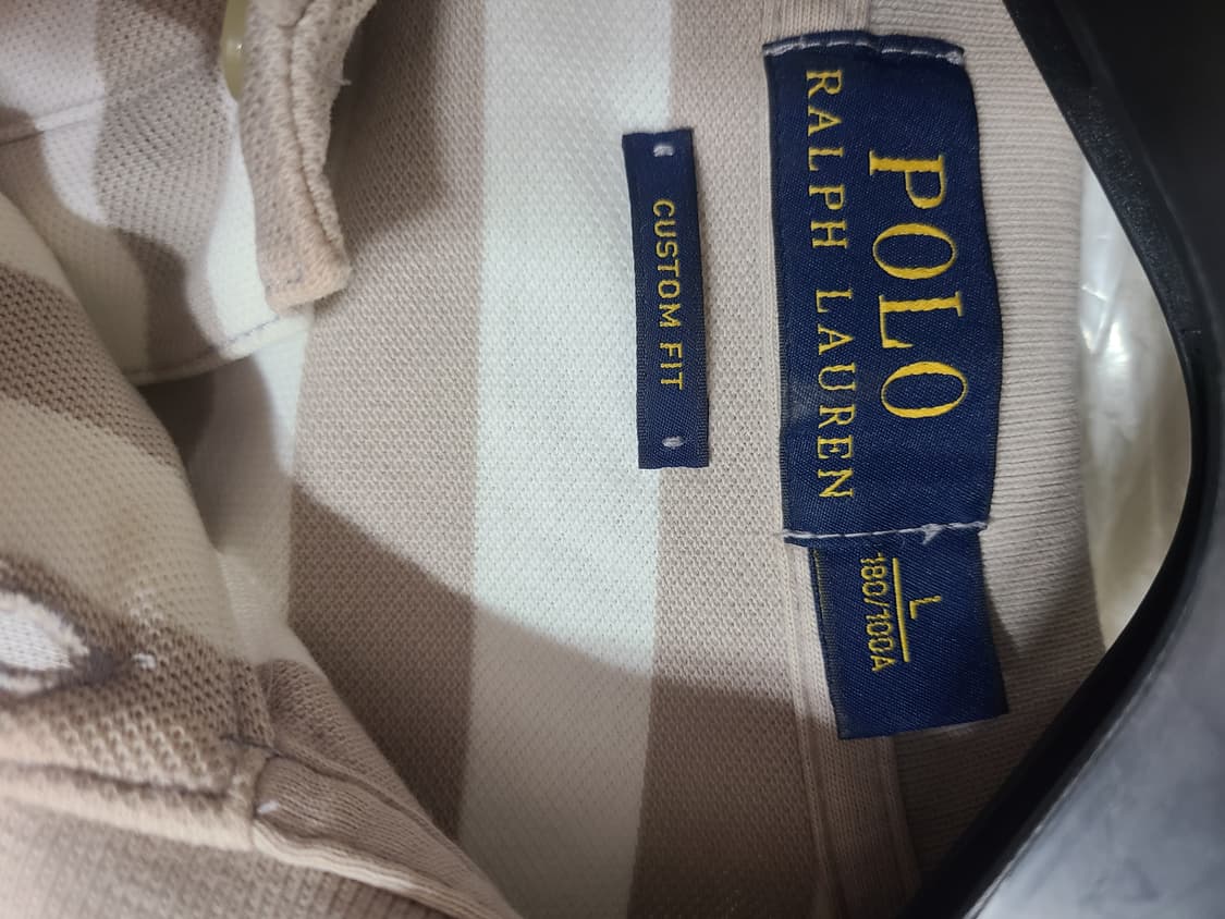 폴로 랄프로렌 스트라이프 반팔 카라티(라지) 상품이미지6