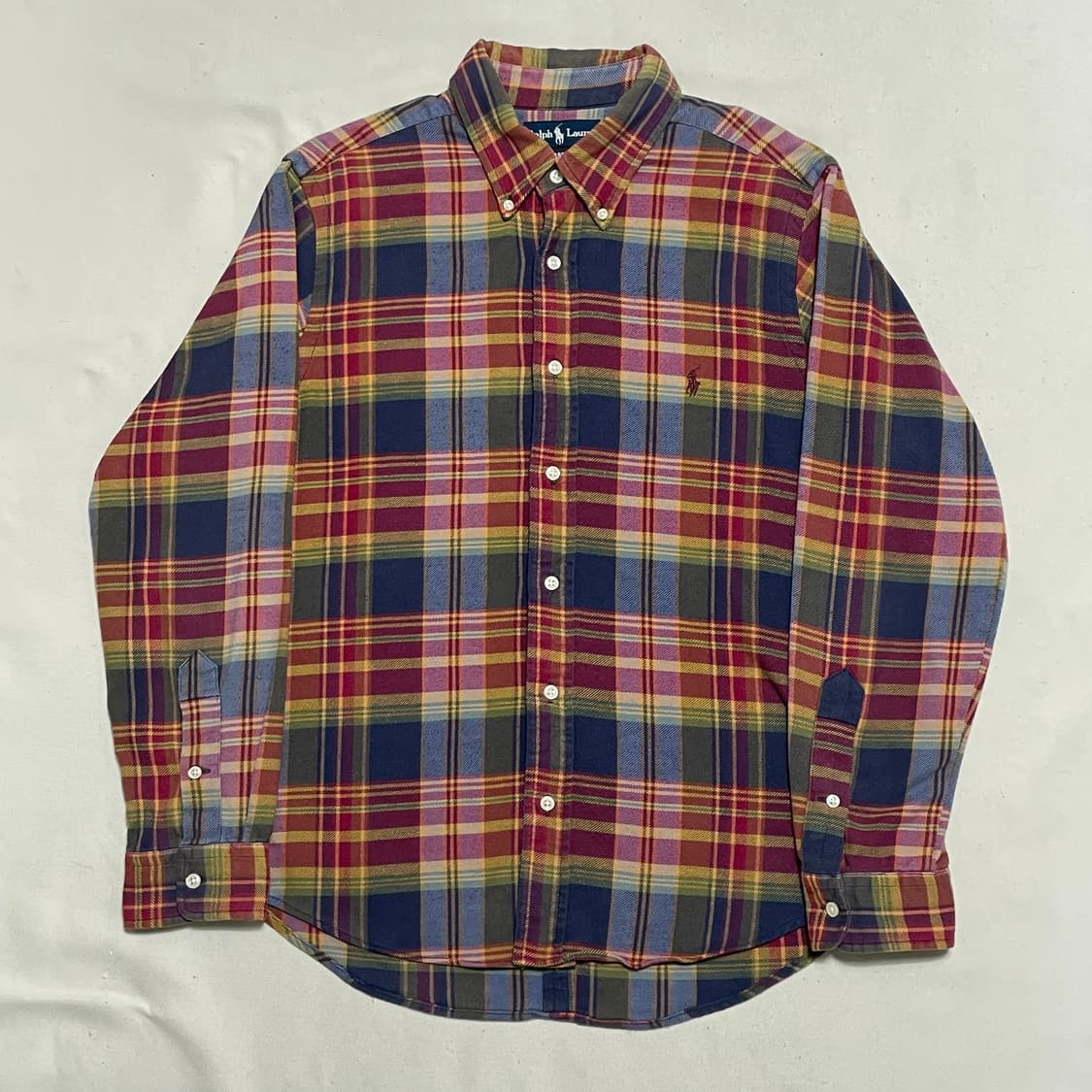 L 폴로랄프로렌 클래식핏 체크 남방 셔츠 상품이미지2