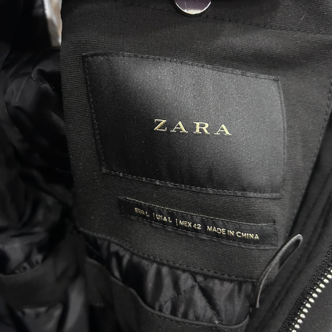 자라 맨즈 스트레치 코튼 후드 케주얼 롱코트 상품이미지4