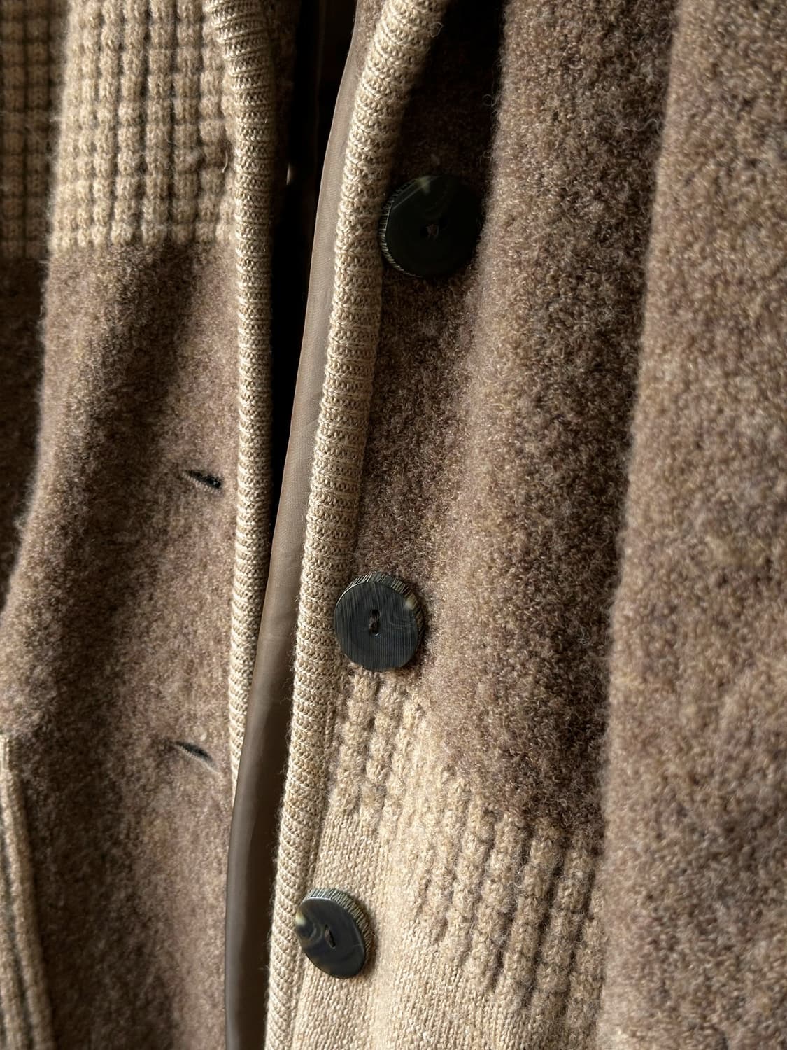 Wool boucle fabric loose jacket 상품이미지4