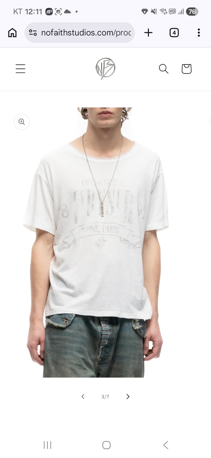 NO/FAITH STUDIOS

IVRY TEXTURED T-SHIRT 상품이미지3