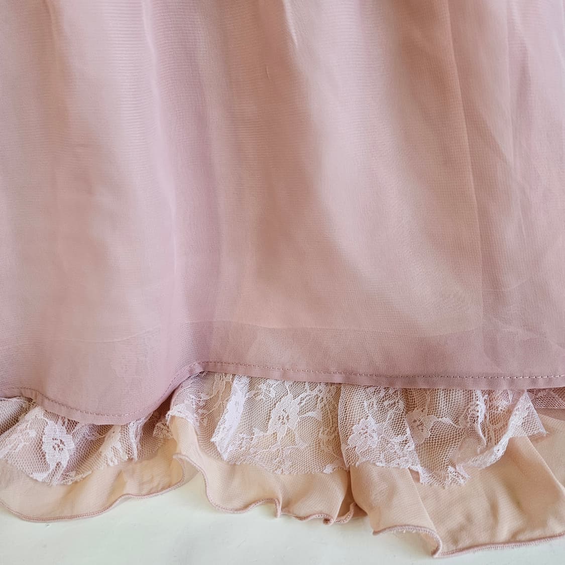 (axes femme) 레이스 프릴 튜닉 블라우스 상품이미지4
