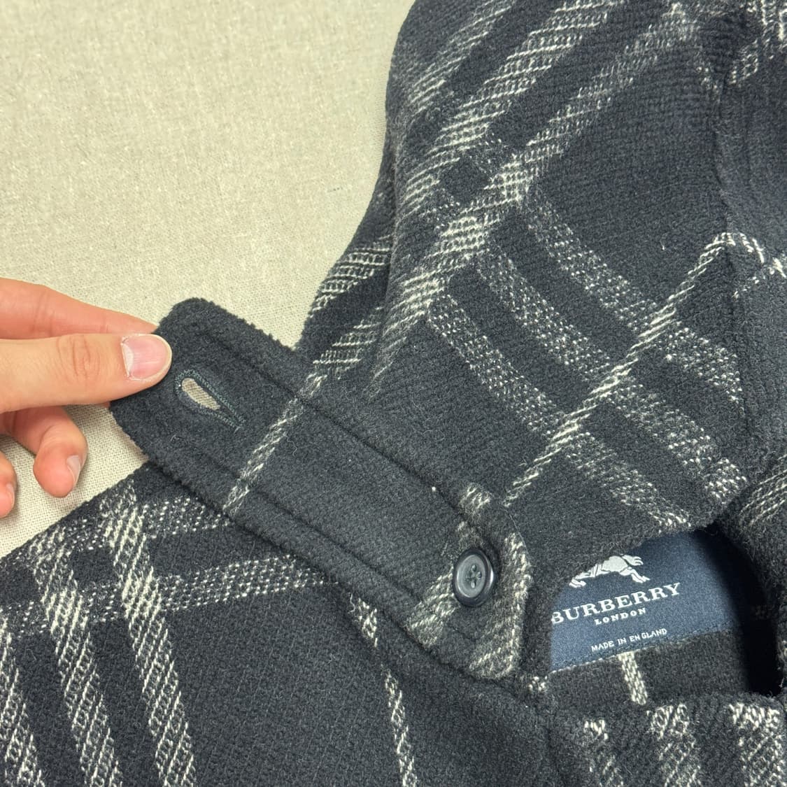 버버리 90s og 빈티지 체크 더플코트 100 ~ 105 상품이미지4