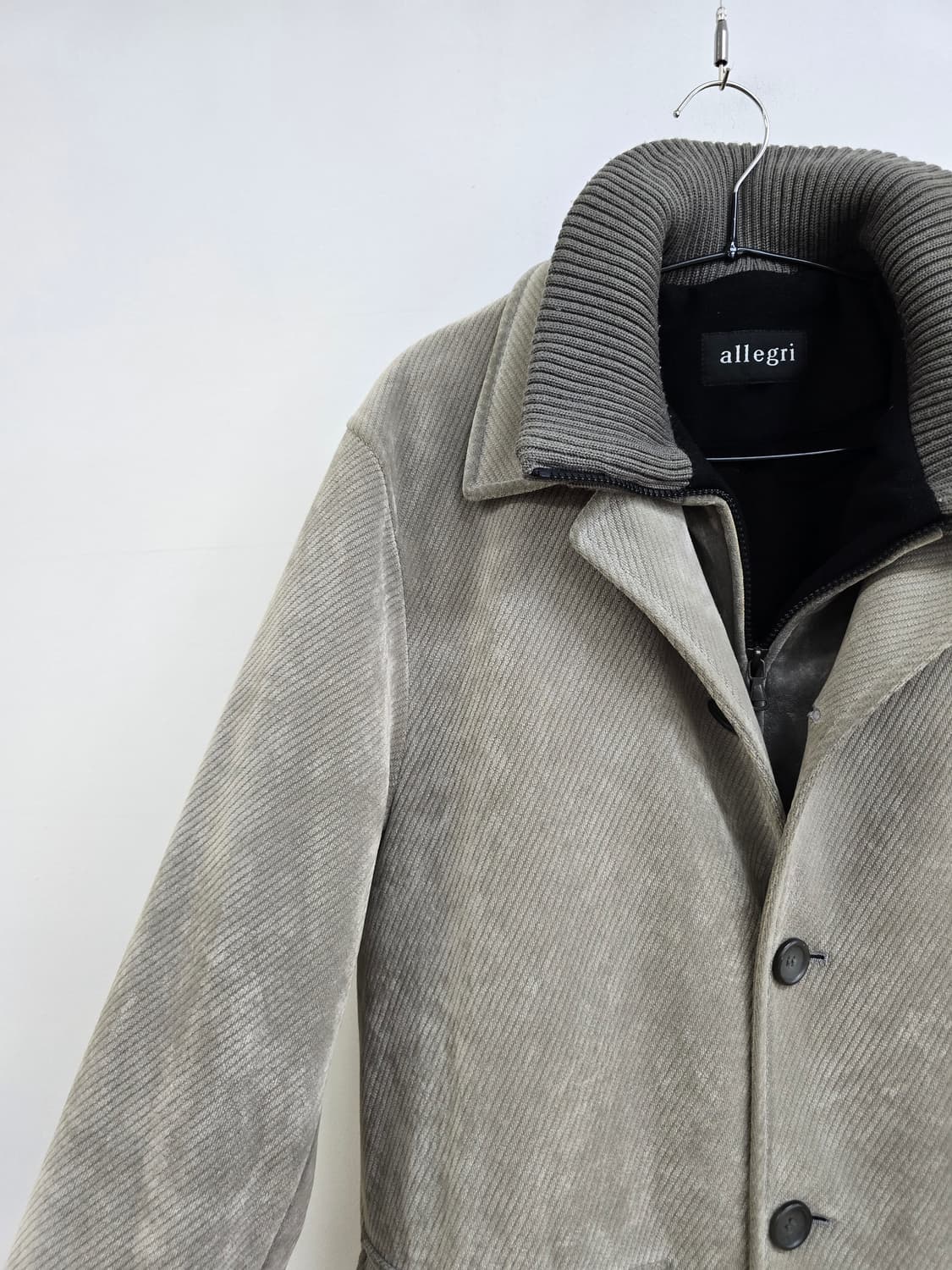 알레그리 터틀넥내피 코듀로이 겨울 코트 상품이미지3