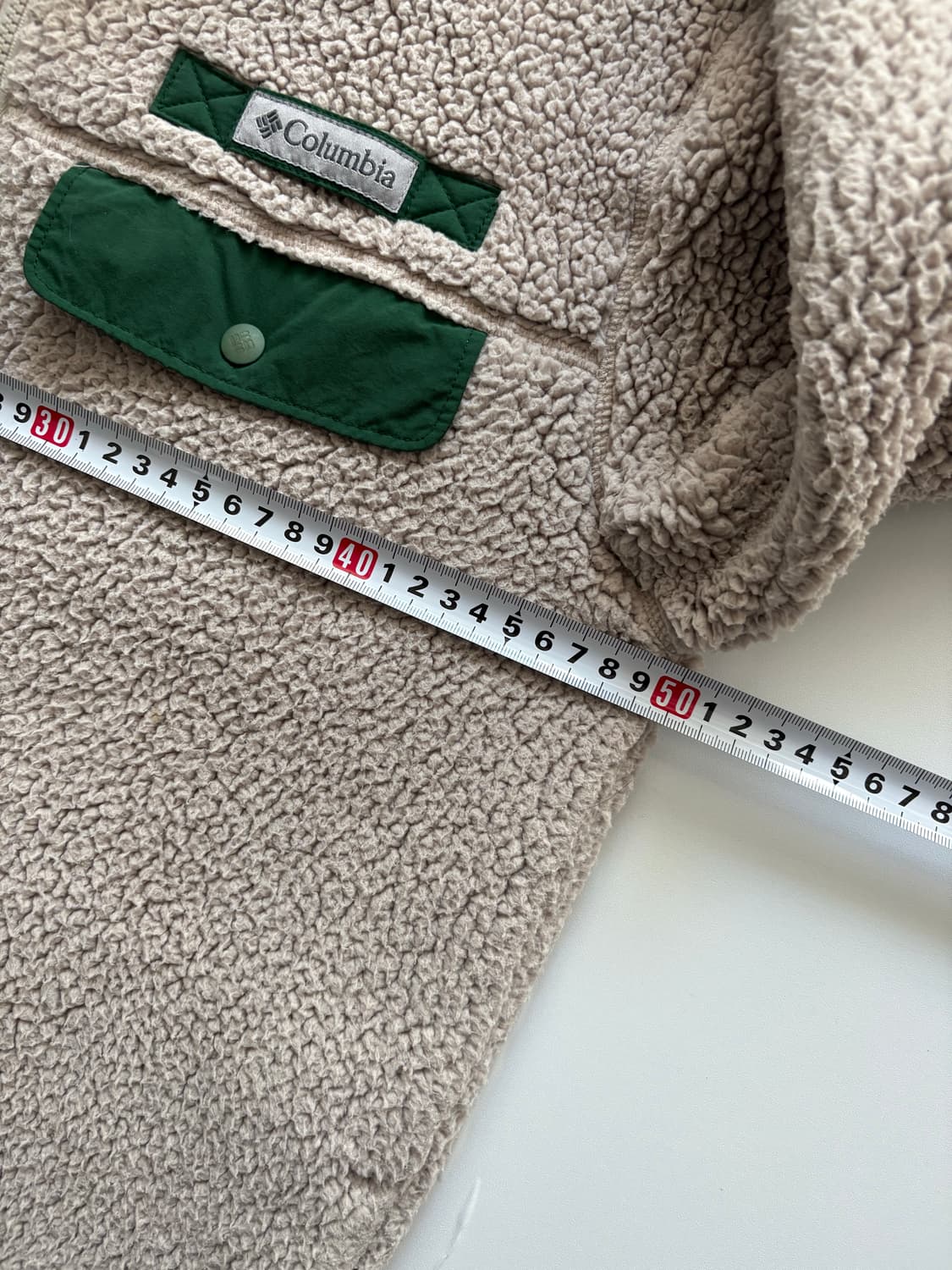 컬럼비아 베이지 플리스 후리스 상품이미지6