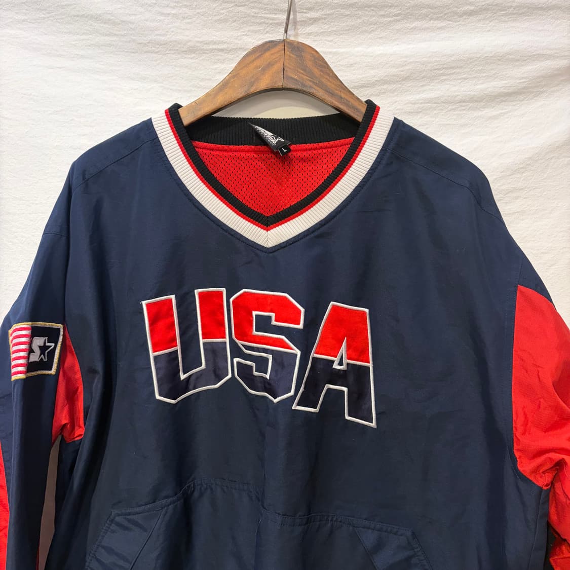 스타터 USA 바람막이 풀오버 아노락 웜업 상품이미지2