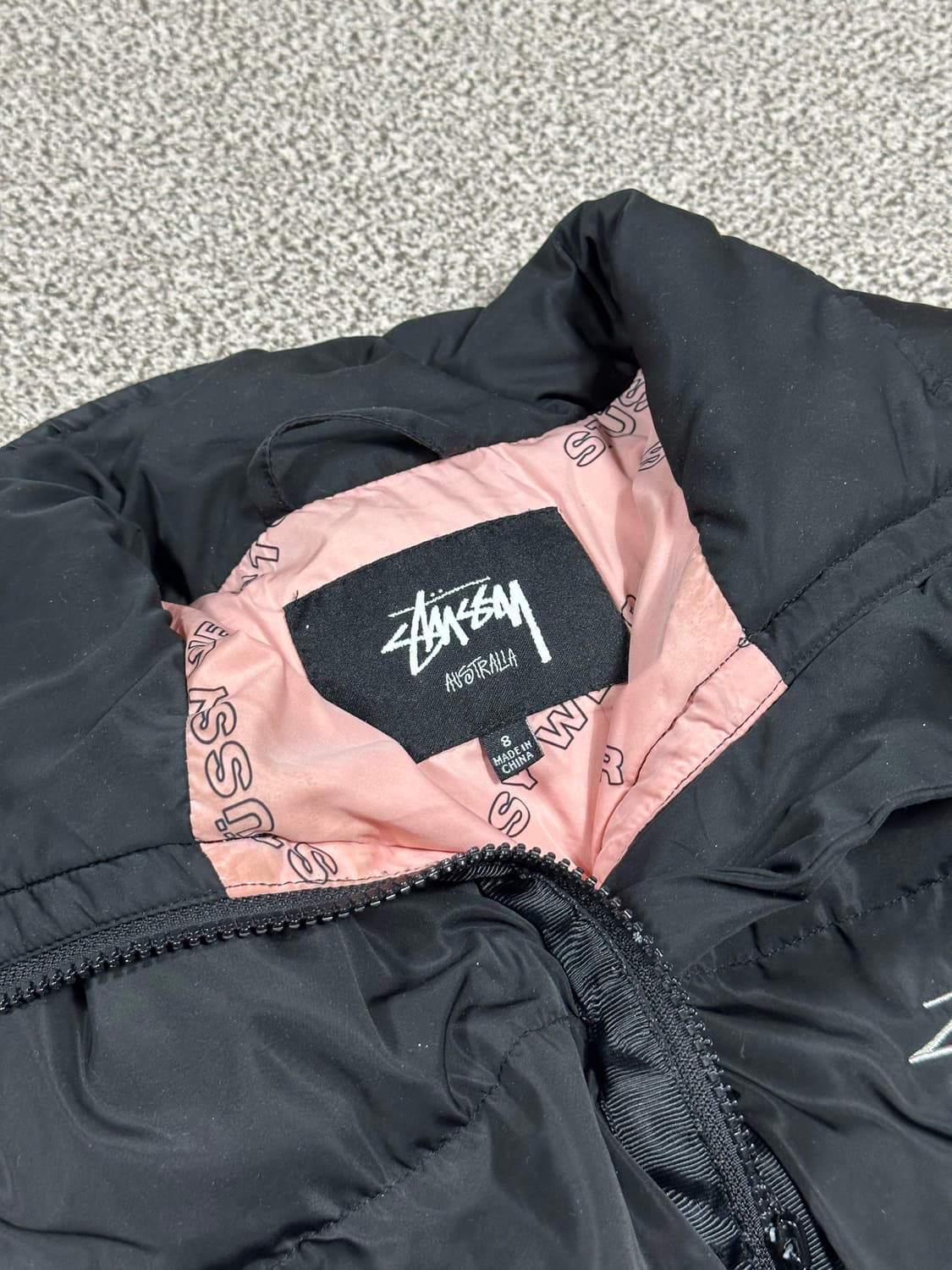 여성 스투시 푸퍼 패딩 오버사이즈 상품이미지3