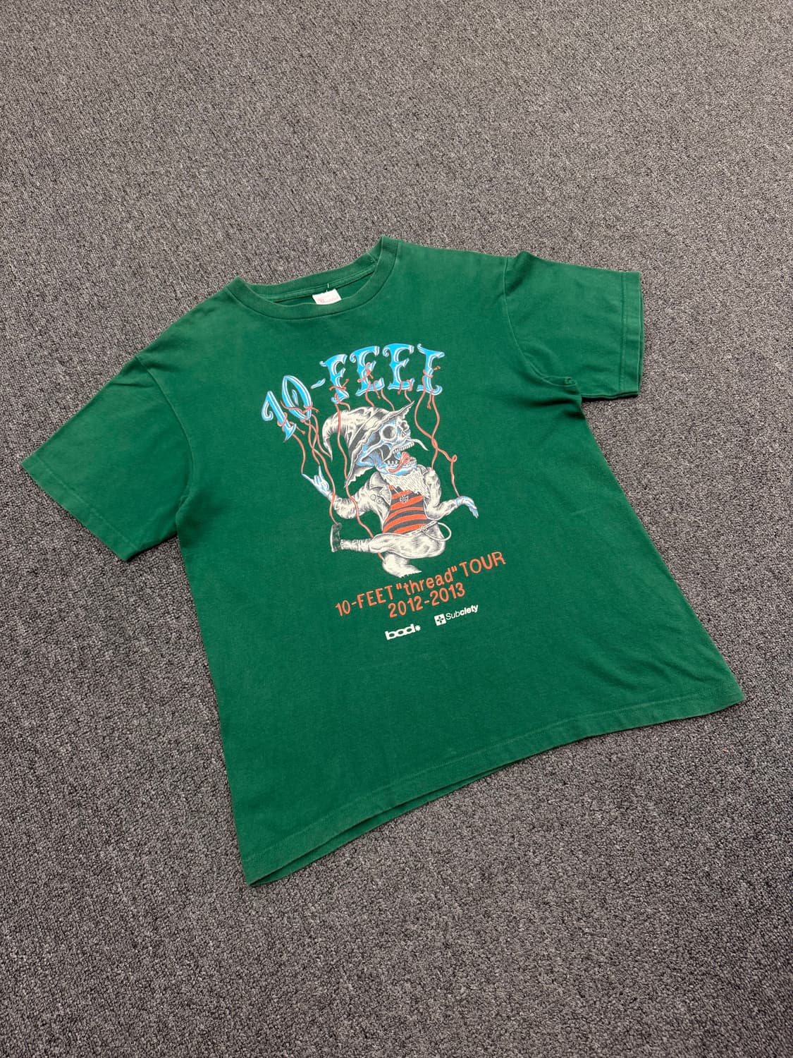 M) 프린트스타 빈티지 프린팅 반팔 티셔츠  상품이미지1