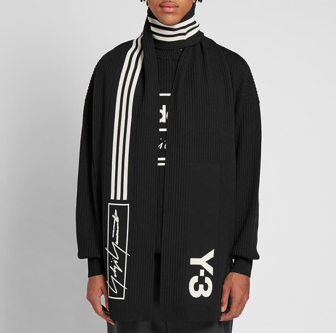 y-3 요지야마모토 아디다스 목도리 머플러 상품이미지2