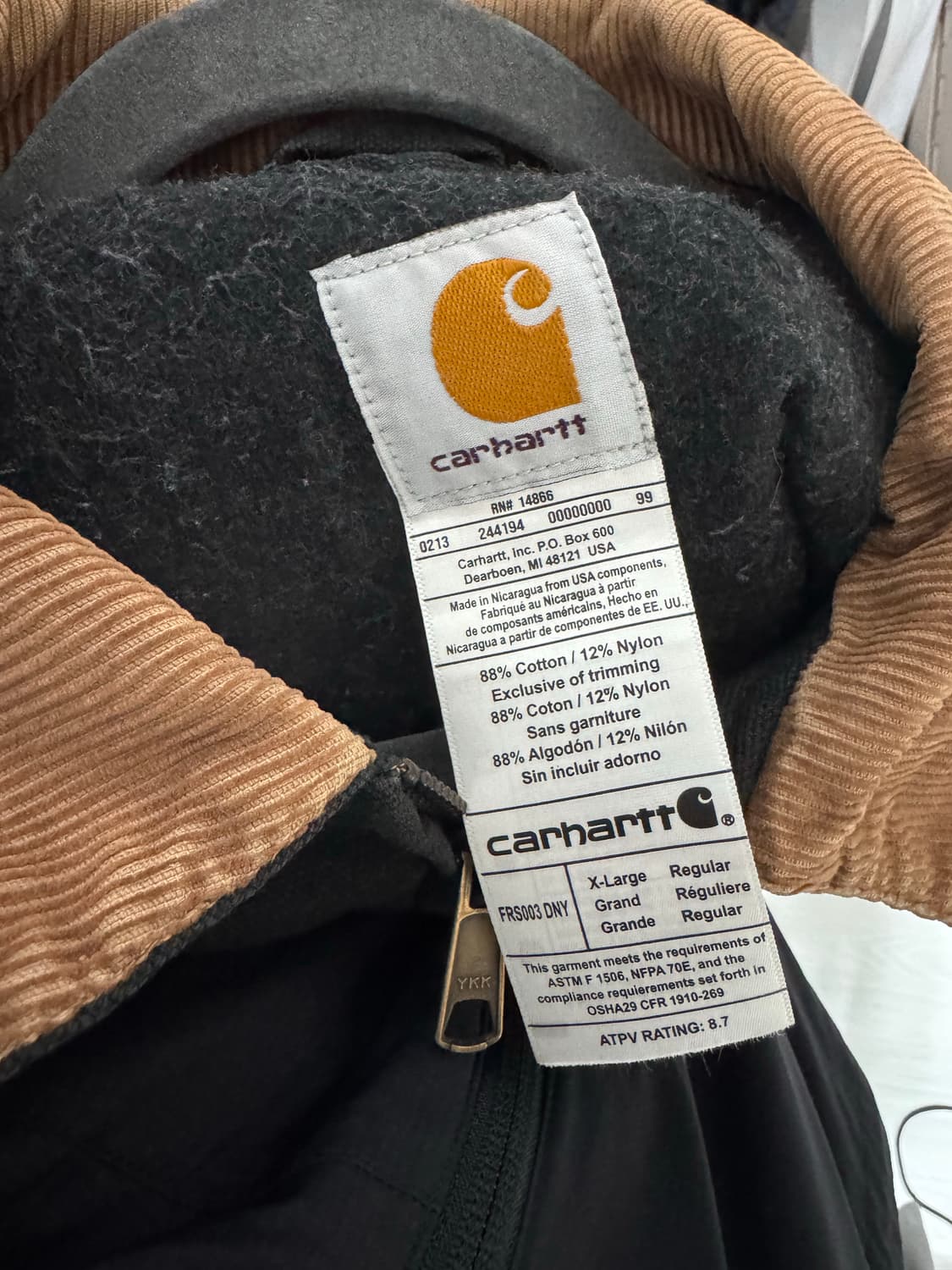 칼하트 웨스턴 워크자켓 상품이미지3