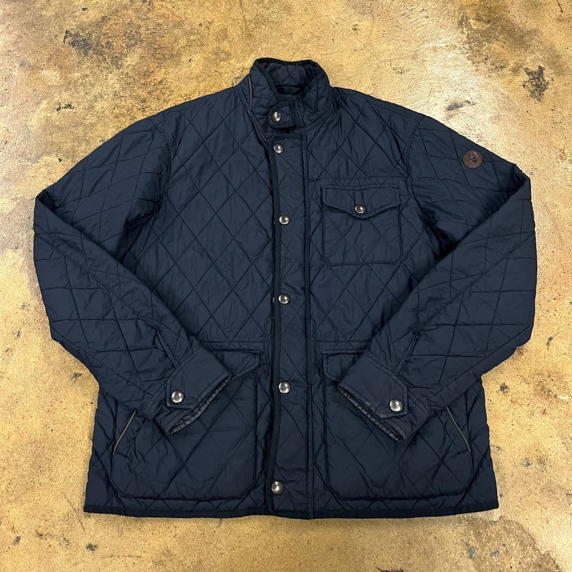 [정품/L] 폴로 랄프로렌 다이아 퀼팅 자켓 네이비 b8 상품이미지2