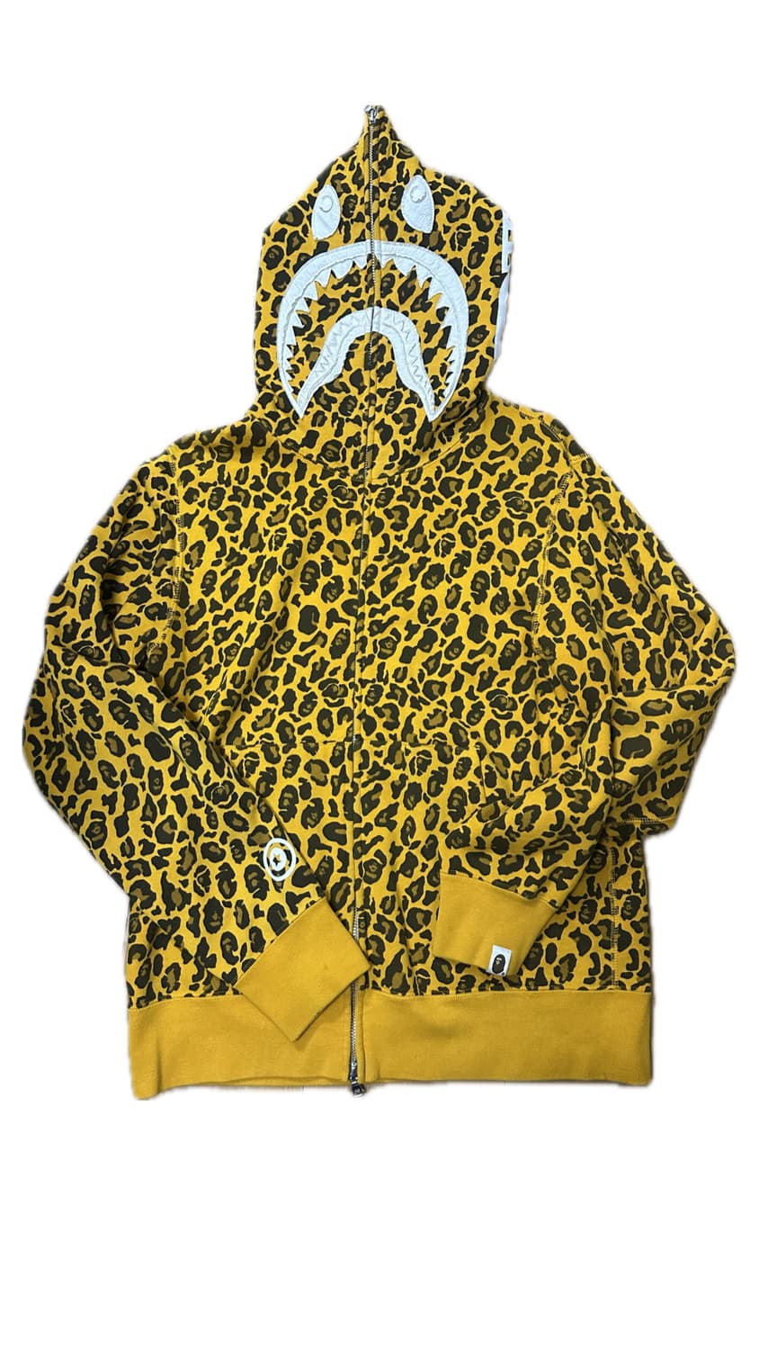 정품 베이프 레오파드 후드집업 상품이미지3