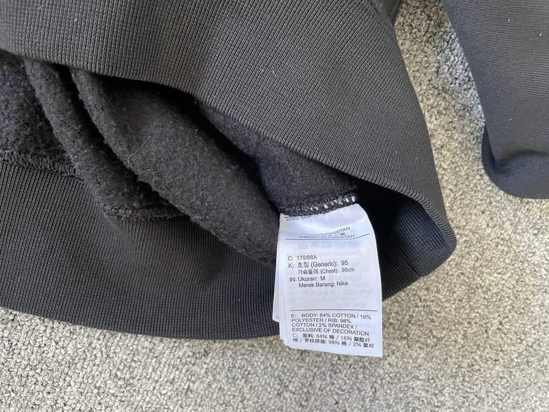 나이키 x 스투시 나투시 맨투맨 us M 상품이미지4