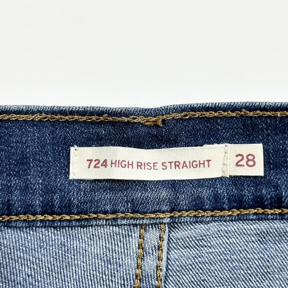 리바이스 724 오리지널 하이라이즈 데님팬츠 (28인치 여성추천) 상품이미지5