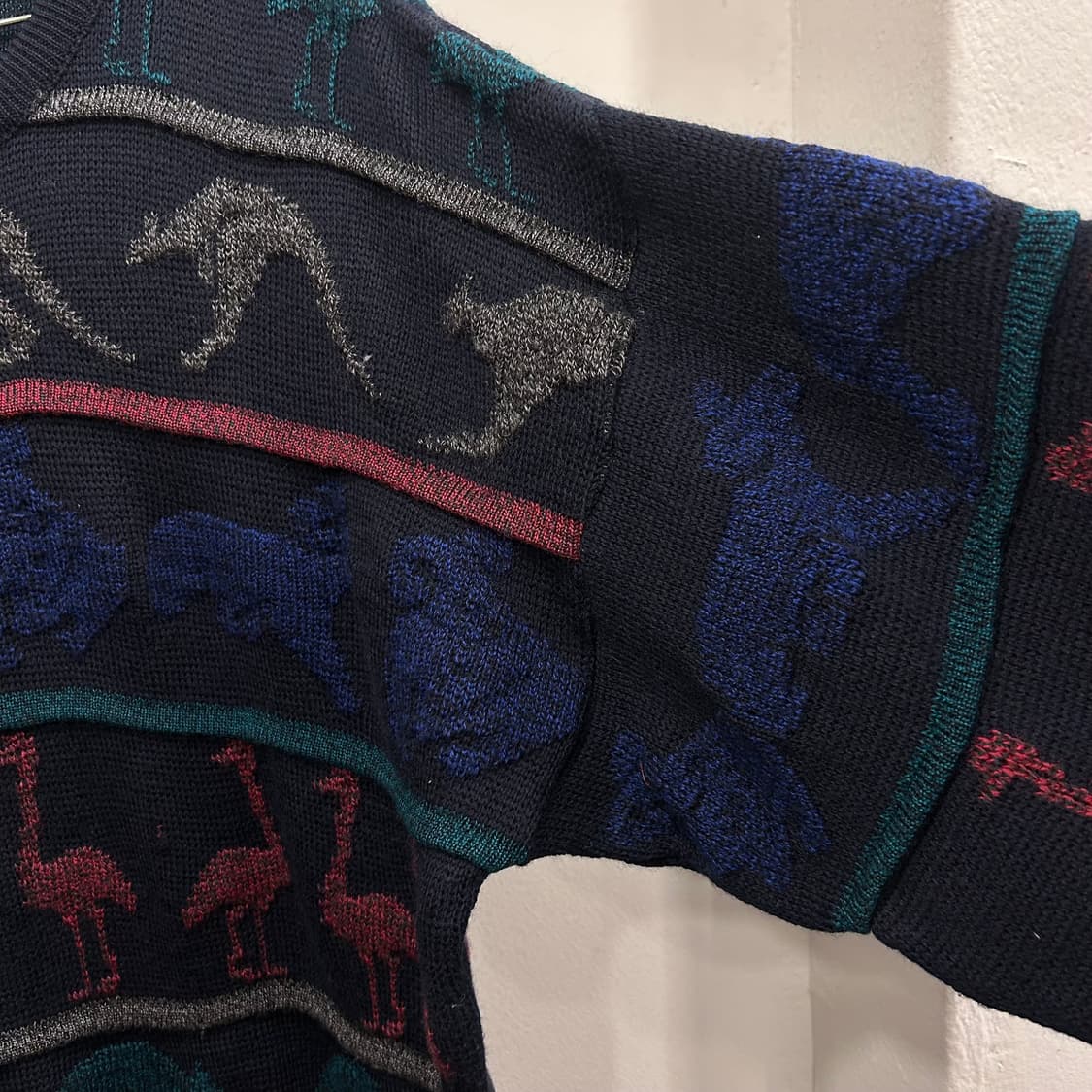 HYSPORT 90s 빈티지 패턴 케이블 니트 상품이미지4