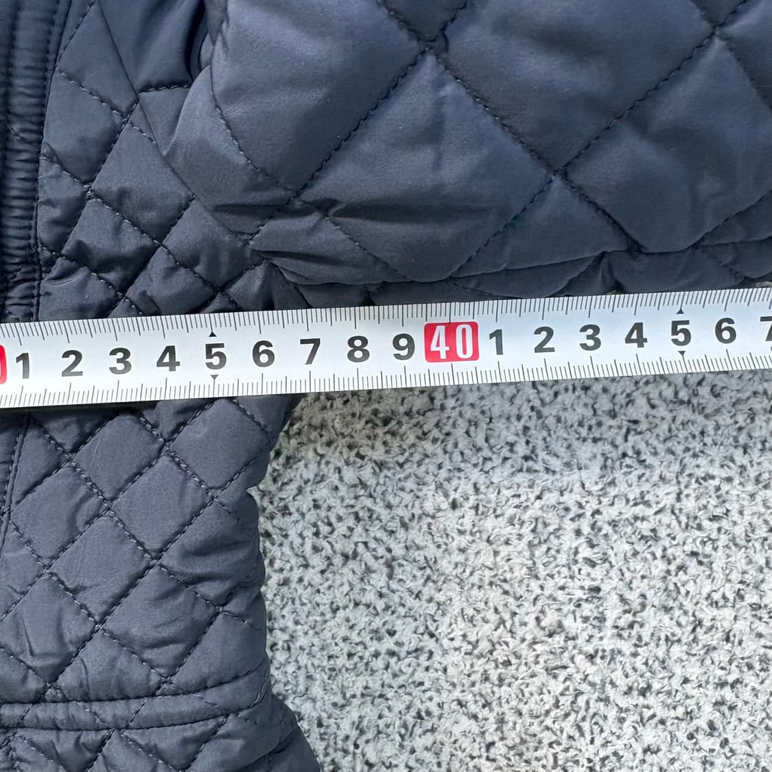 130-9Y 헤지스 퀄팅 롱 자켓 0324J 상품이미지4