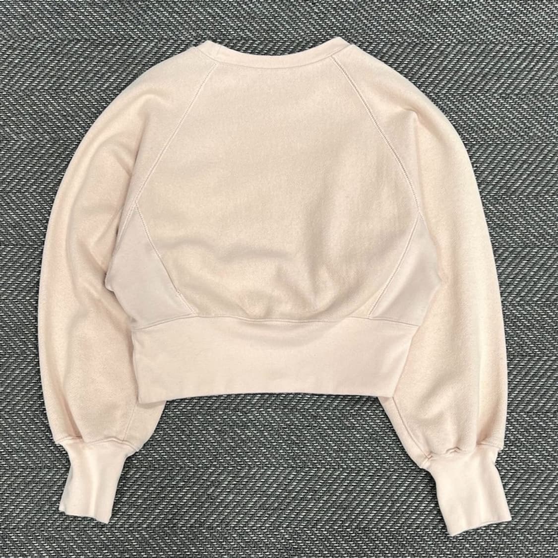 프릭스스토어 체스트 프린팅 크롭 맨투맨 v1154 상품이미지2