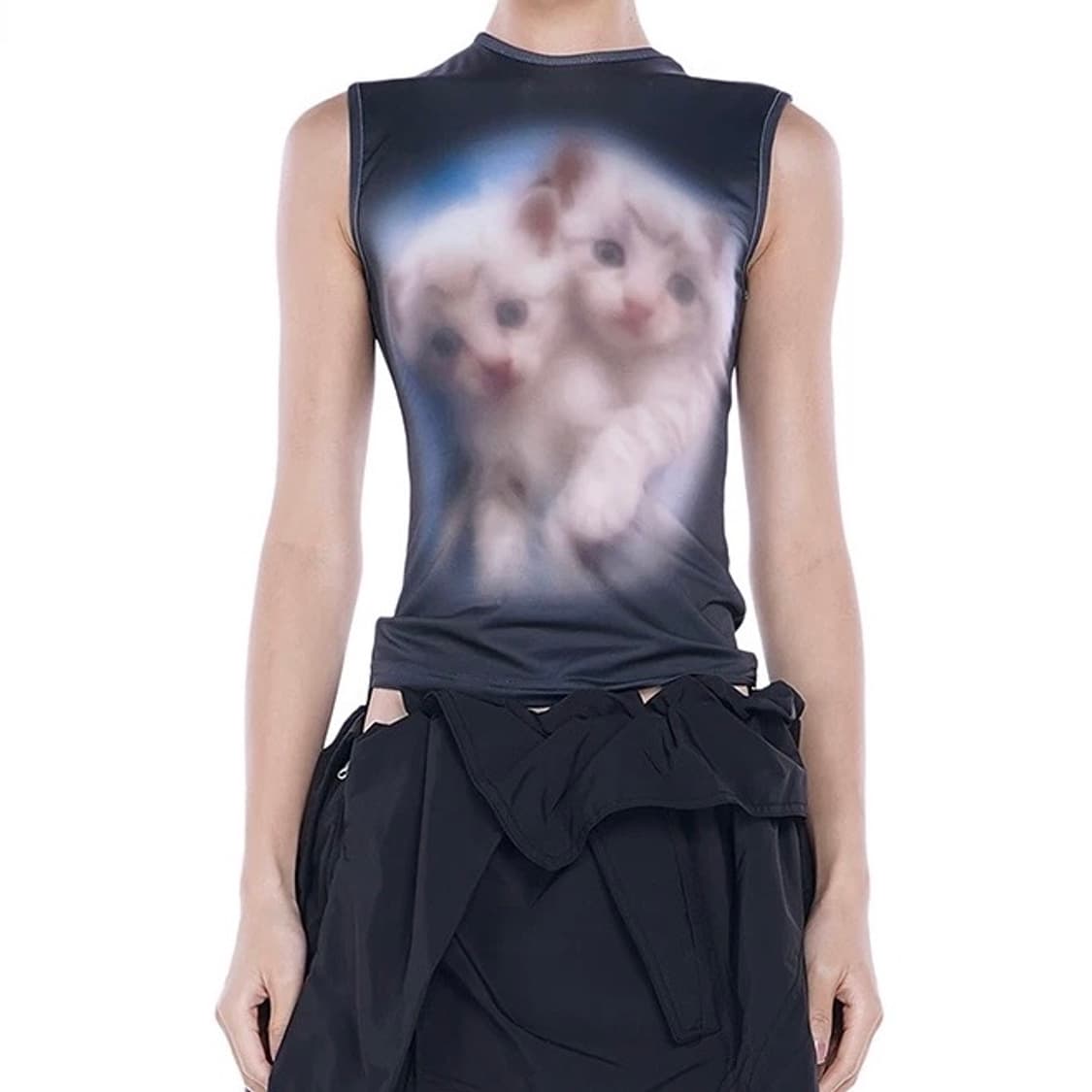 mowalola cat top 상품이미지1