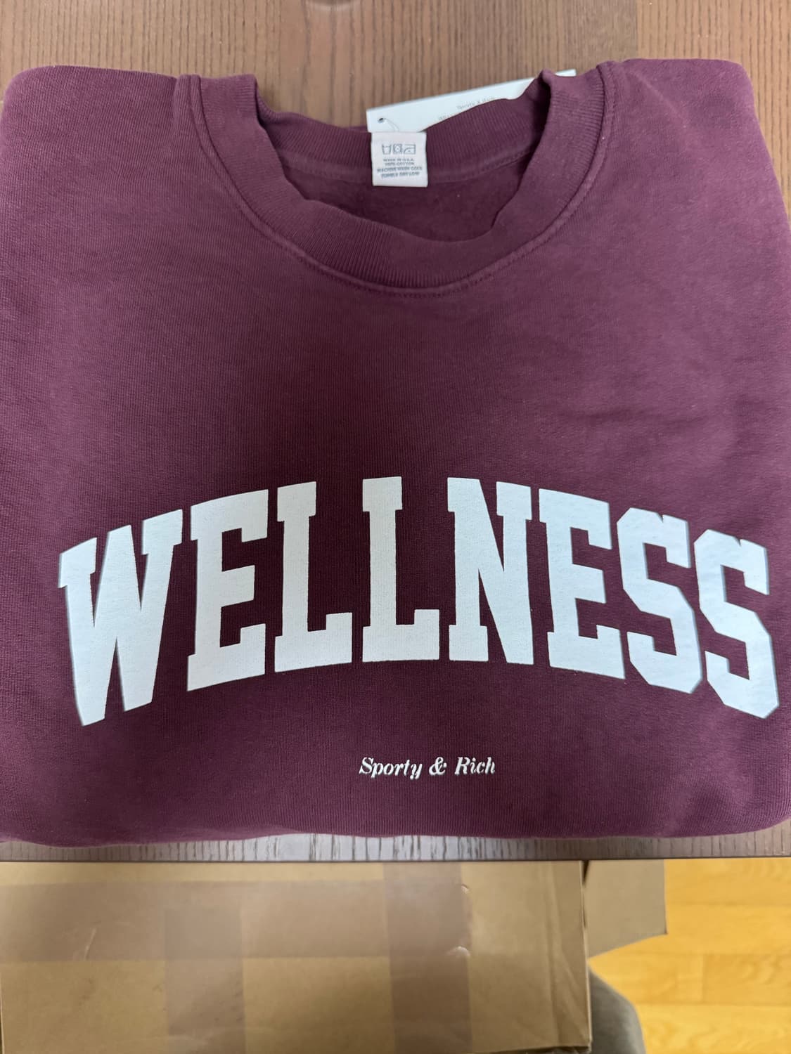 스포티 앤 리치 웰네스 아이비 맨투맨 - 메를로 Made in USA 상품이미지3