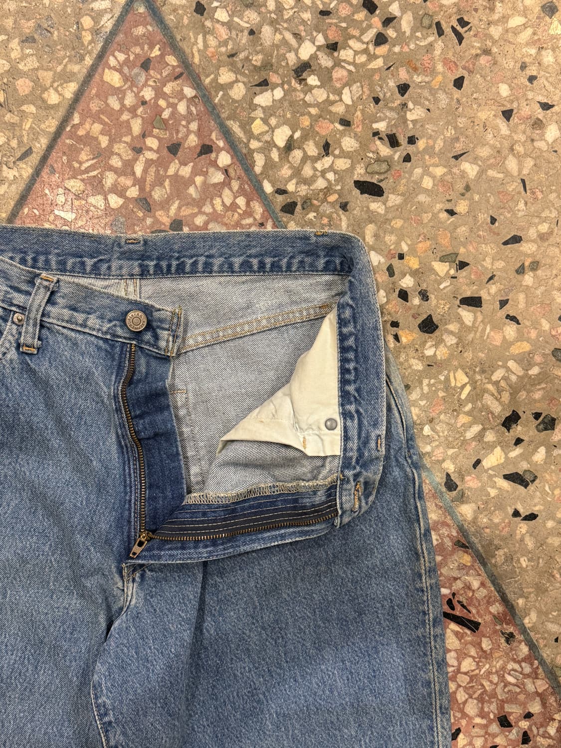 90s RRL 테이퍼드핏 워싱 데님 (31) 상품이미지5