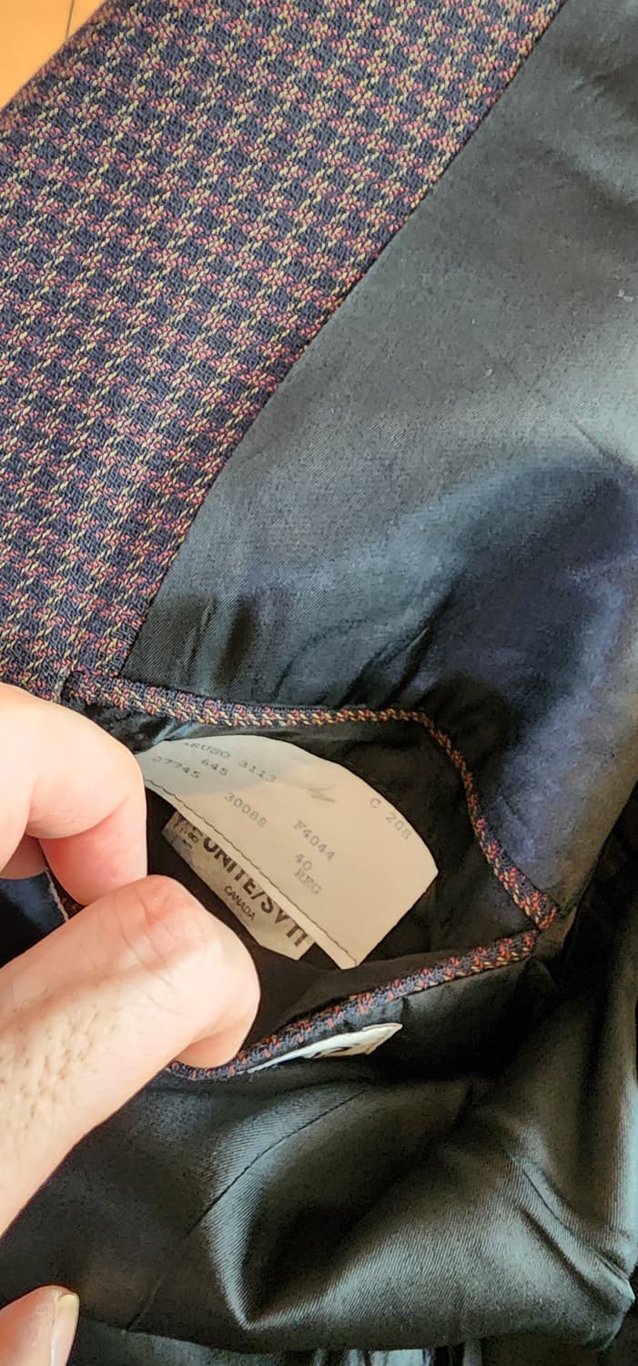 브라운 하운드투스 체크 3버튼 울자켓 XL 상품이미지9