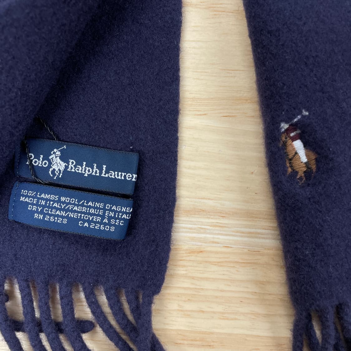 폴로 랄프로렌 퍼플 머플러 상품이미지3