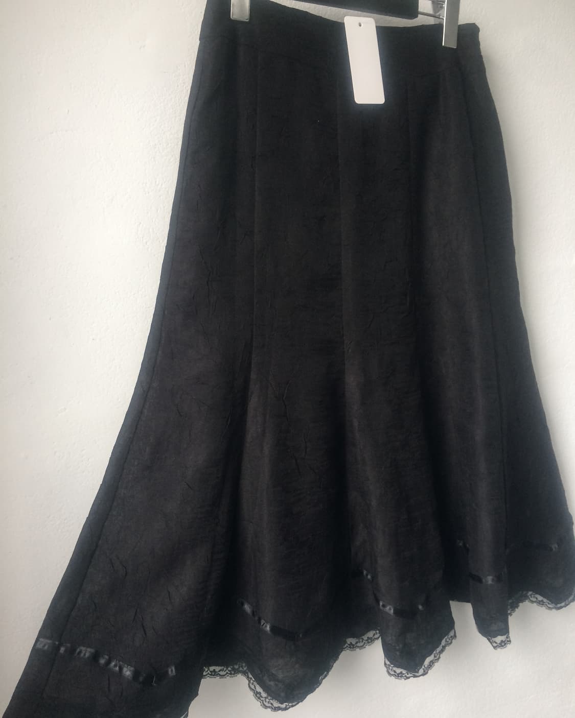 Lace line detail long skirt 상품이미지2