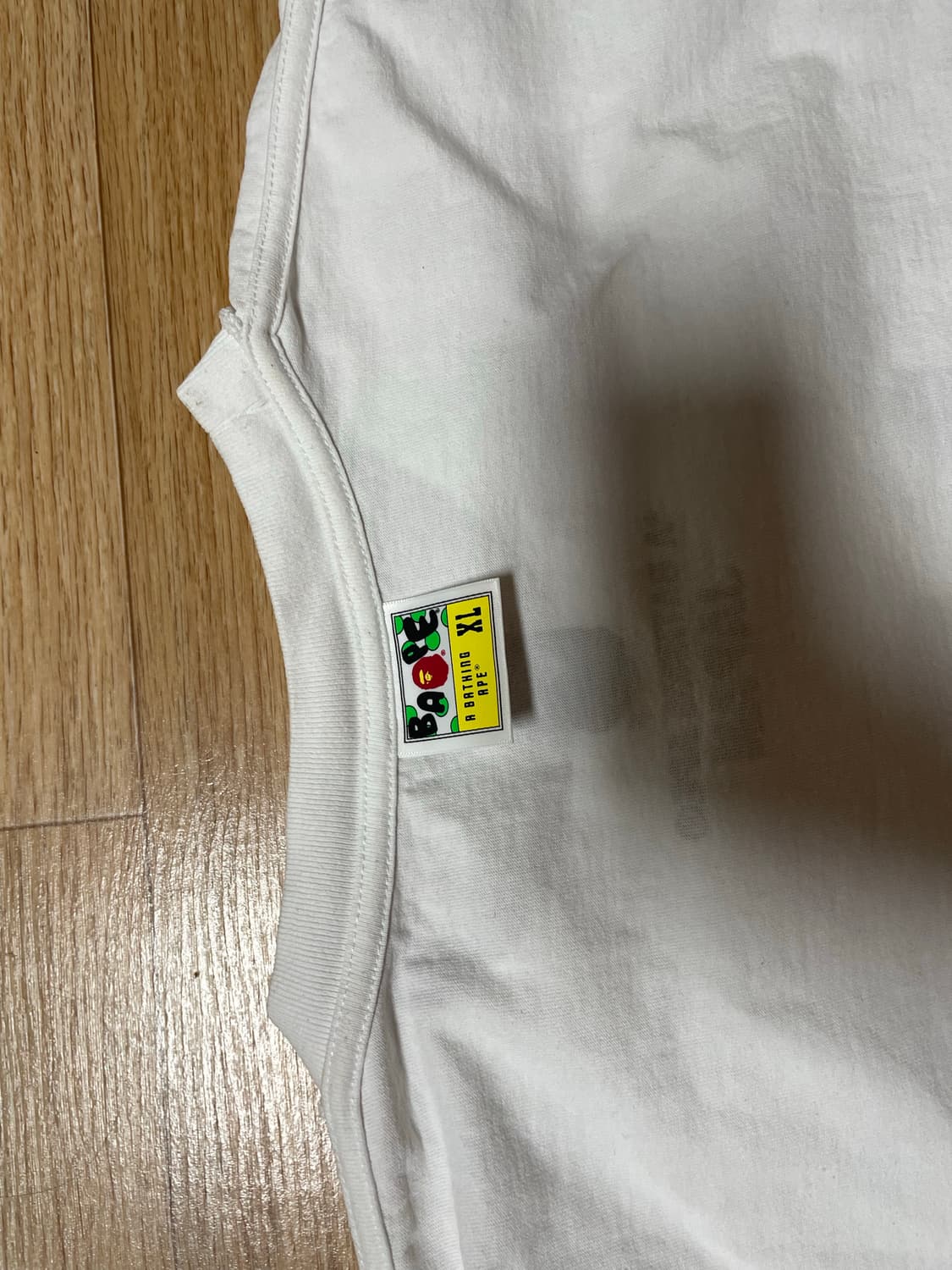 베이프 재팬 컬리지 반팔 xl 상품이미지4