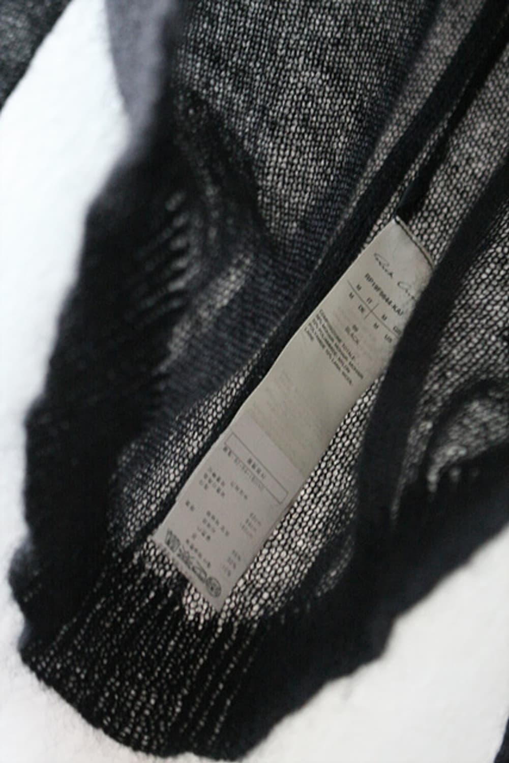 Rick Owens 릭오웬스 모헤어 니트 새제품 상품이미지4