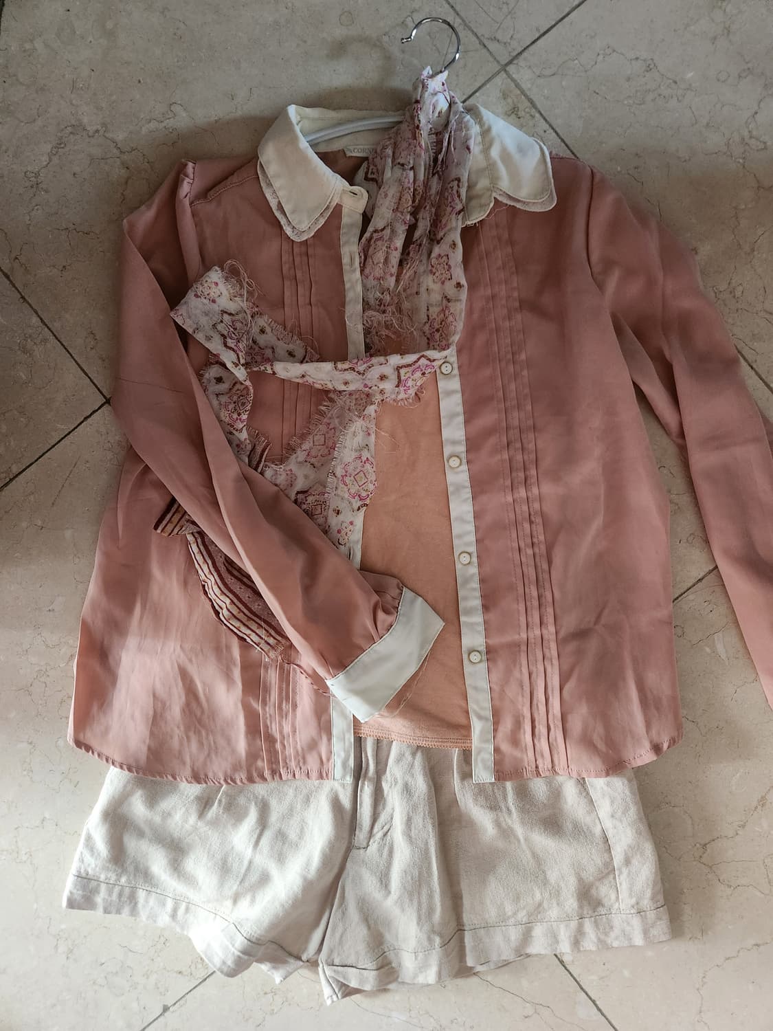 빈티지 코랄 모리걸 코디셋 4p 상품이미지1