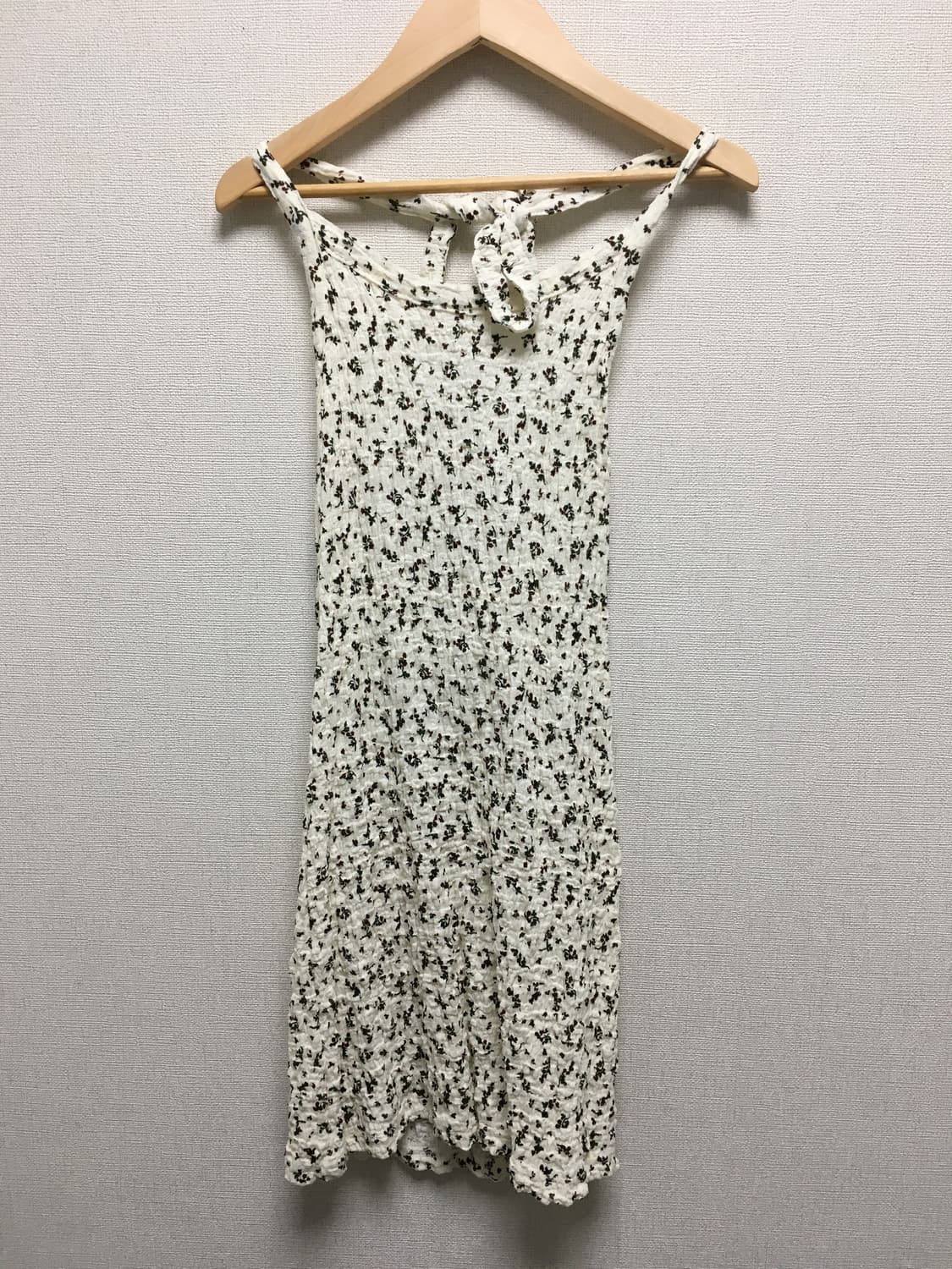 새상품 / 플라워 홀터 미니 원피스 상품이미지2