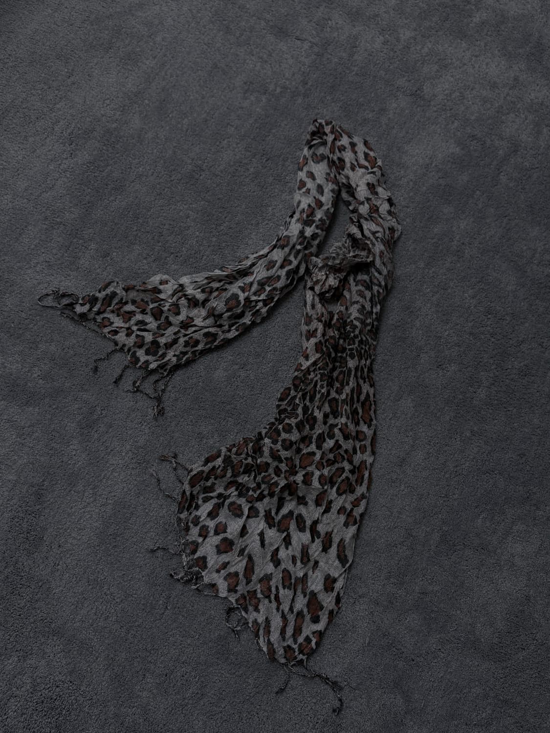 Vintage V-kei,punk leopard muffler 상품이미지3