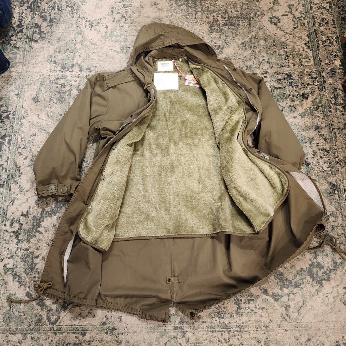 90s오리지날 휴스턴 m-51 피쉬테일 파카 상품이미지5