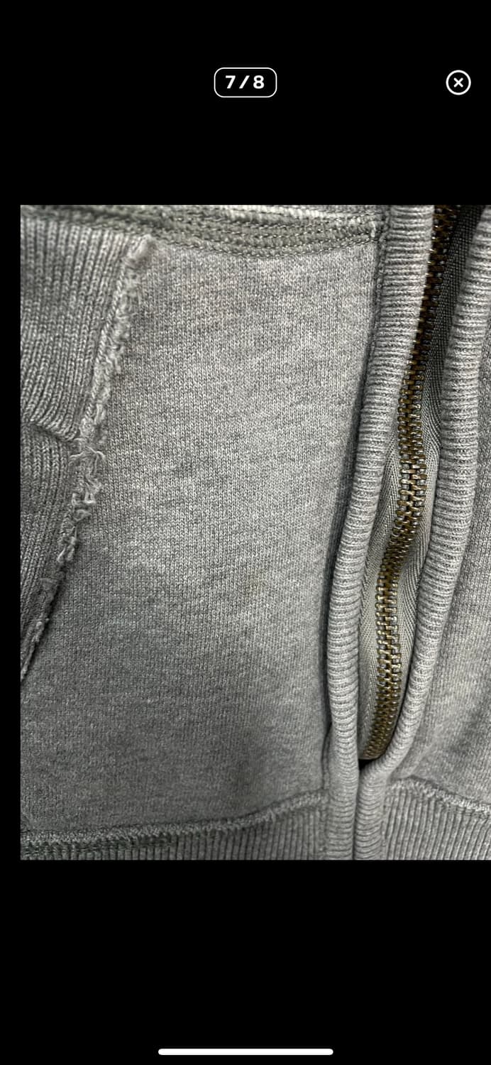 아베크롬비앤피치 아치로고 그레이 후드집업 A2995 상품이미지7